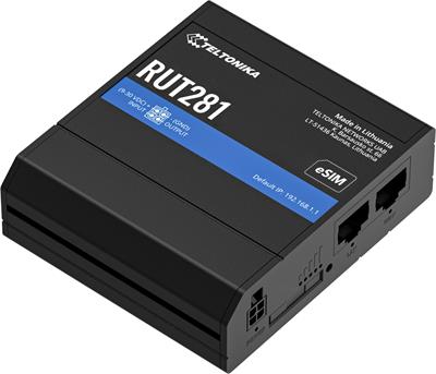 Teltonika RUT281, Industrial 4G Wi-Fi 4 router