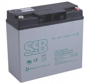 SSB lead battery 12V 18Ah AGM, M5, VRLA