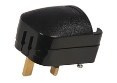 Schuko to UK/IRL 13A plug adapter SCP3