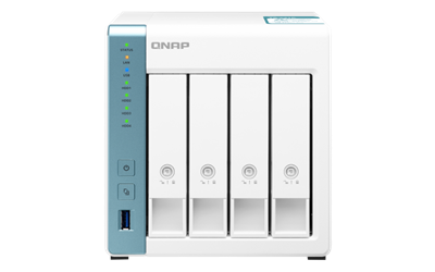 QNAP TS-431K (4core 1.7GHz / 1GB RAM DD3 / 4x SATA / 2x GbE / 3x USB 3.2 Gen1 / Snapshots)